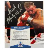 Micky Ward Signed 8x10" Boxing Photo with Beckett COA