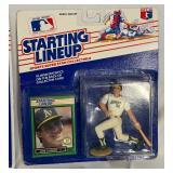 (3) Jose Canseco Starting Lineup Figures 1989, 1990, 1991 Baseball