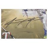 Adolis Garcia /50 Signed With MLB and Fanatics COAs 2025 Under Wraps Emanate MLB Collection Numbered 48/50