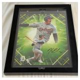 Kerry Carpenter /99 Signed With MLB and Fanatics COAs 2025 Under Wraps Emanate MLB Collection Numbered 42/99