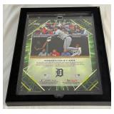 Kerry Carpenter /99 Signed With MLB and Fanatics COAs 2025 Under Wraps Emanate MLB Collection Numbered 42/99