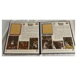 Michael Jordan 22kt Gold Career and Comeback Cards Basketball Book Upper Deck by Danbury Mint