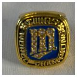 Minnesota Twins 1987 World Series Replica Ring
