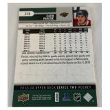 Zach Parise Autographed Minnesota Wild Hockey Card