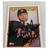Bert Blyleven Autographed Minnesota Twins Baseball Card
