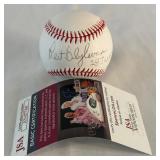 Bert Blyleven Autographed and Inscribed 287 Wins Rawlings OLB3 Minnesota Twins Baseball With JSA COA