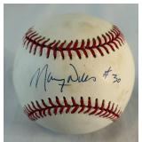 Maury Wills Autographed Baseball Rawlings ONLB White Ball With JSA COA