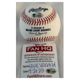 Louie Varland Autographed Rawlings OMLB Manfred Jr. Baseball With Fan HQ COA Minnesota Twins