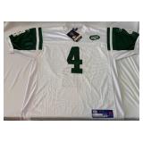 Brett Favre Signed Football Jersey - New With Tags Size 50 NFL Reebok On Field New York Jets