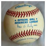 Ivan Pudge Rodriguez Signed Baseball Rawlings OALB Budig Ball