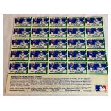 1987 World Series Champs Minnesota Twins Promotional Stamps