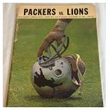 1968 Green Bay Packsers vs. Detroit Lions Gameday Vintage Football Program