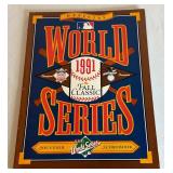 1991 World Series Official program and Scorebook - Minnesota Twins