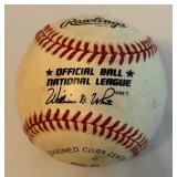 Jerome Walton Signed Baseball Rawlings ONLB White Ball