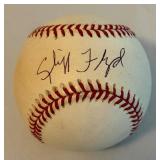 Cliff Floyd Signed Baseball Rawlings ONLB White Ball