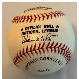 Cliff Floyd Signed Baseball Rawlings ONLB White Ball