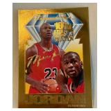 Michael Jordan 23kt Gold Card Diamond Stars 1995 Upper Deck Limited Edition Basketball Card