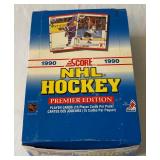 1990 Score Premier Edition NHL Hockey 36 Pack Box
