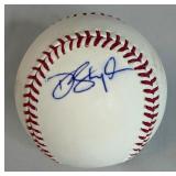 Dee Gordon Signed Baseball Rawlings OMLB Manfred Jr Ball