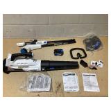 HART 20V 13" String Trimmer & Blower Combo Kit (1) 4Ah Battery (1) Charger (Trimmer- Slightly Used, Blower- New)