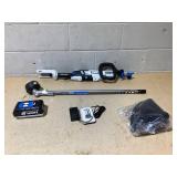 HART 40-Volt Cordless Attachment Capable 15-inch String Trimmer Kit, (1) 4.0Ah Lithium-Ion Battery (1) Charger