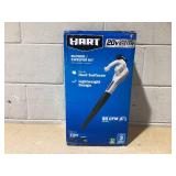 HART 20-Volt Cordless 90 CFM Centrifugal Blower, (1) 2.0 Ah Lithium-Ion Battery (1) Charger