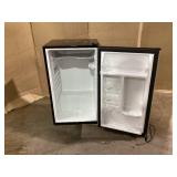 Magic Chef 3.3 cu. ft. Mini Fridge in Stainless Look Model # HMR330SE (Used, Missing A Leg, Minor Transit Damage)