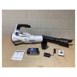 HART 40V 155 MPH at 600 CFM Cordless Brushless Axial Leaf Blower Kit, (1) 4.0Ah Lithium-Ion Battery (1) Battery