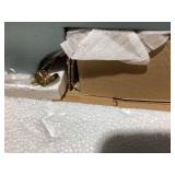 Costway Blue Rectangle Wood Long Sofa Table with Storage Retro Console Table with 3-Drawers And Open Shelves (Picture Only For Style Reference, Maybe Missing Hardware)