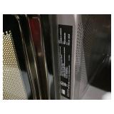 Whirlpool 30 in. 1.7 cu. ft. Over-the-Range Microwave in Stainless Steel Finish with Express Cooking Buttons Model # WMMS3130RS02 (Transit Damage, Missing: Installation Parts, Rotating Ring & Plate)