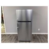 Vissani 18 cu. ft. Top Freezer Refrigerator in Fingerprint Resistant Stainless Look, Garage Ready Model # MDTF18SSR (Minor Transit Damage)