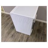 Magic Chef 4.0 cu.ft. ventless, Condensing Front Load Stackable Electric Dryer, 24 in in White Model # MCSDRY24W1 (Minor Transit Damage No Power Cord)