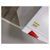 Magic Chef 4.0 cu.ft. ventless, Condensing Front Load Stackable Electric Dryer, 24 in in White Model # MCSDRY24W1 (Minor Transit Damage No Power Cord)