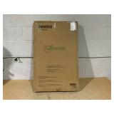 Vinsetto A Frame Sandwich Board Signs Outdoor 22" x 28" Sidewalk Sign with Weighted Tank & Weatherproof Design, White