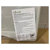 Vinsetto A Frame Sandwich Board Signs Outdoor 22" x 28" Sidewalk Sign with Weighted Tank & Weatherproof Design, White