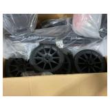 Aosom Kids Pedal Go Kart w/ Swing Axle, Shock-Absorbing Wheels, Red (Missing Hardware)