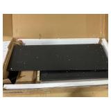 HOMCOM Slim Shoe Storage Cabinet, Modern Shoe Cabinet with 2 Flip Drawers and Adjustable Shelves for 8-12 Pairs, Black (Attempted To Assemble, Maybe Missing Hardware)