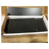 HOMCOM Slim Shoe Storage Cabinet, Modern Shoe Cabinet with 2 Flip Drawers and Adjustable Shelves for 8-12 Pairs, Black (Attempted To Assemble, Maybe Missing Hardware)