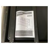 PawHut Tortoise Enclosure Tortoise House with Adjustable Lamp Holder Storage Shelf, Dual Main Houses, Openable Lid, Yellow (Missing Hardware)