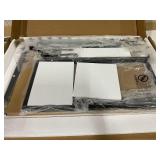 HOMCOM Folding Computer Desk, 27.6" Foldable Desk with Monitor Shelf for Small Space, Home Office, Study, Easy Assembly, Walnut