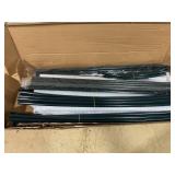 Outsunny Tunnel Hoop House Greenhouse with Sandbags and Hemmed PE Cover, 2 Doors and Screen Windows, 6