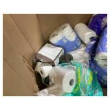PALLET OF Open Damaged Toilet Paper & Paper Towels