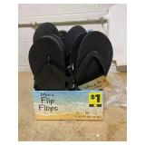 LOT OF 16 Mens Flipflops (5) Size 7-8 (5) Size 9-10 (6) Size 11-12
