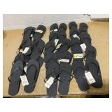 LOT OF 16 Mens Flipflops (5) Size 7-8 (5) Size 9-10 (6) Size 11-12