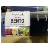 LOT OF 6 Snaplock Containers (4 Cup, 5.5 Cup, 11.1oz, 5.5oz)