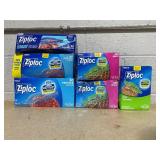 LOT OF 6 Ziploc Bags