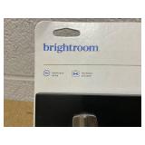 LOT OF 2 Brightroom Modern Octopus 5 Rail Nickel Hooks Black : Wall Mounted Decorative Hook Rack, Coat Rack, 22.5" Length