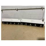 LOT OF 2 Brightroom Modern Octopus 5 Rail Nickel Hooks Black : Wall Mounted Decorative Hook Rack, Coat Rack, 22.5" Length