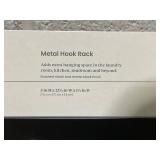 LOT OF 2 Brightroom Modern Octopus 5 Rail Nickel Hooks Black : Wall Mounted Decorative Hook Rack, Coat Rack, 22.5" Length