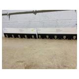 LOT OF 2 Brightroom Modern Octopus 5 Rail Nickel Hooks Black : Wall Mounted Decorative Hook Rack, Coat Rack, 22.5" Length